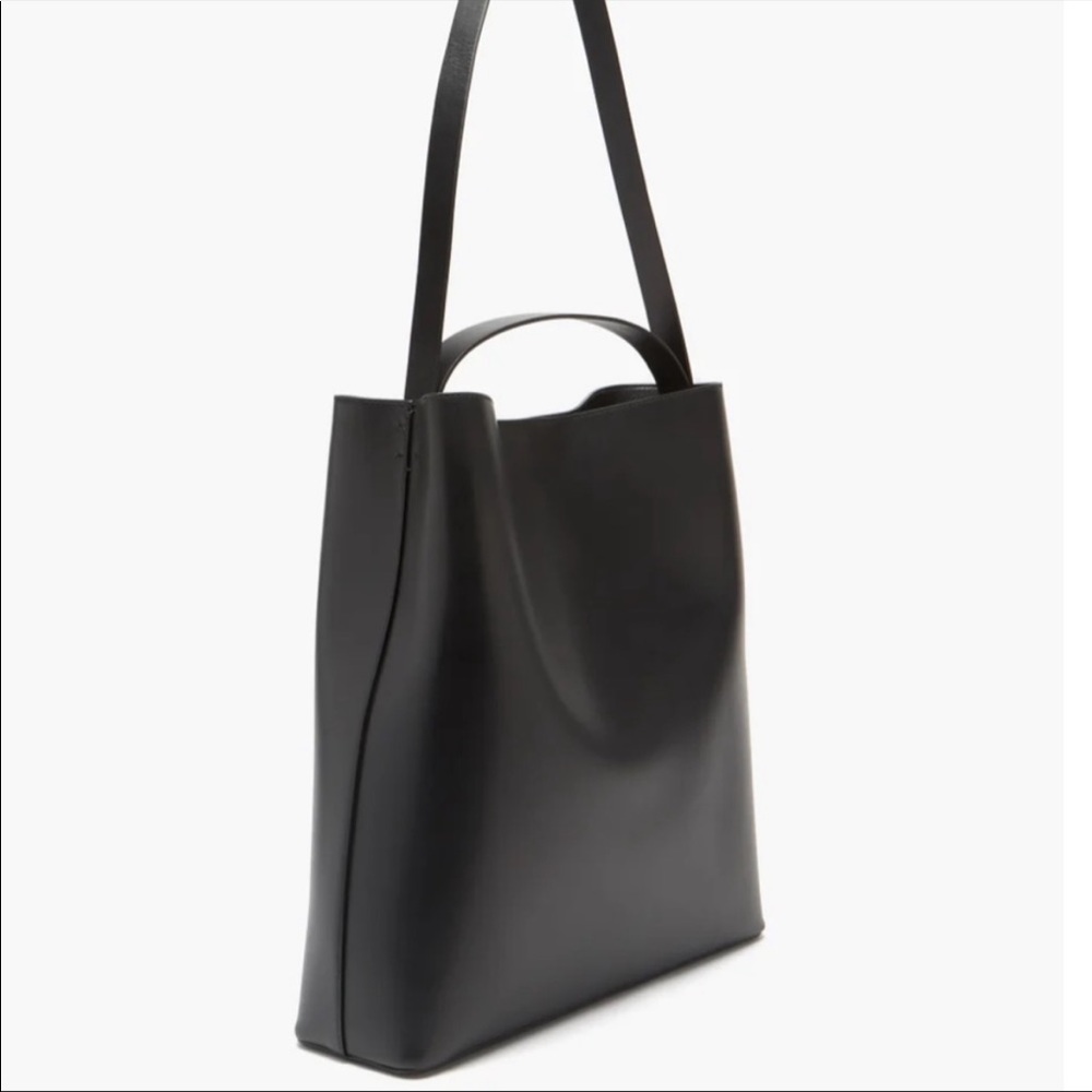 Aesther Ekme Large Black Sac Square Tote Bag